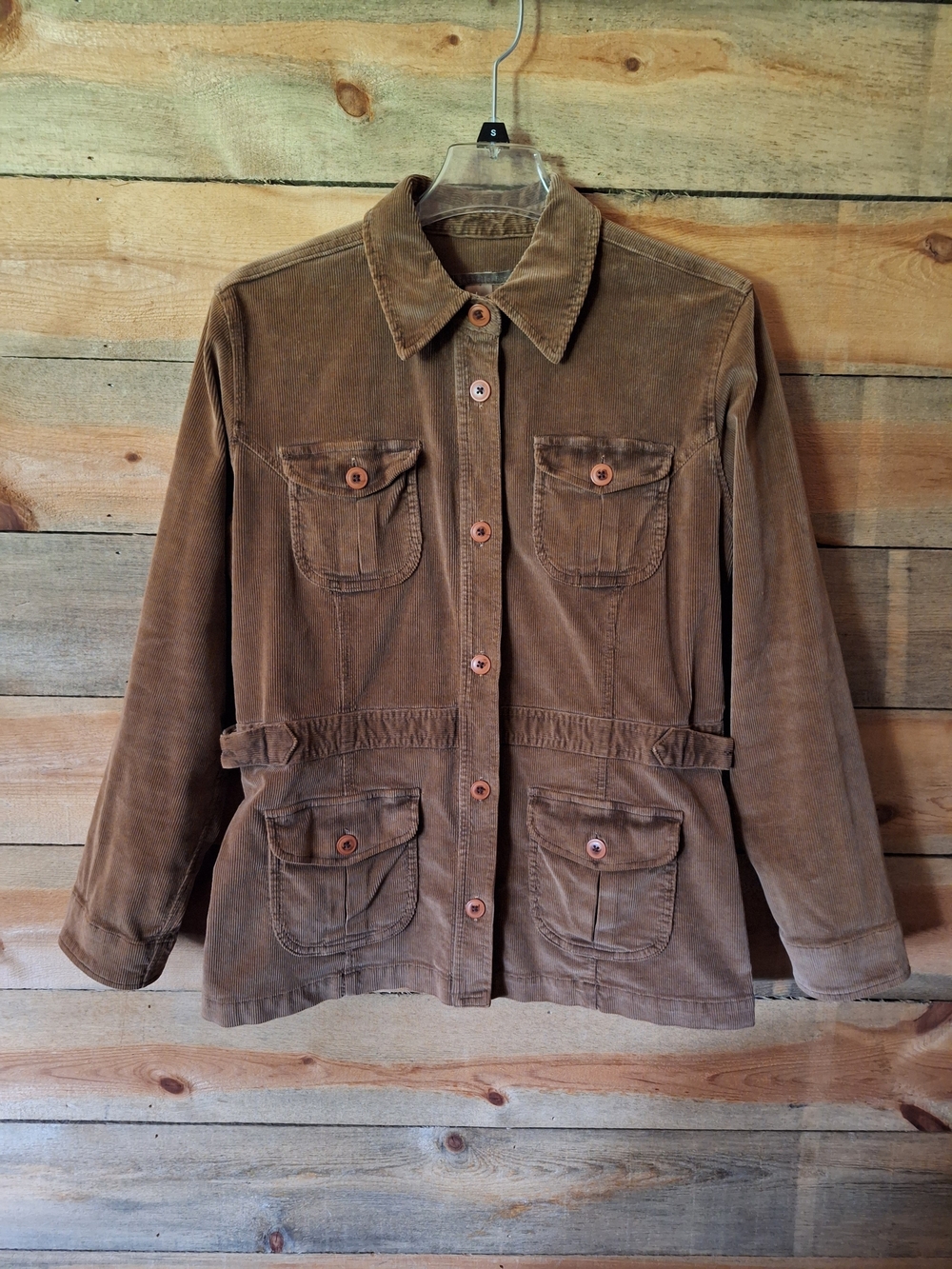 Women's Brown Corduroy Field Jacket